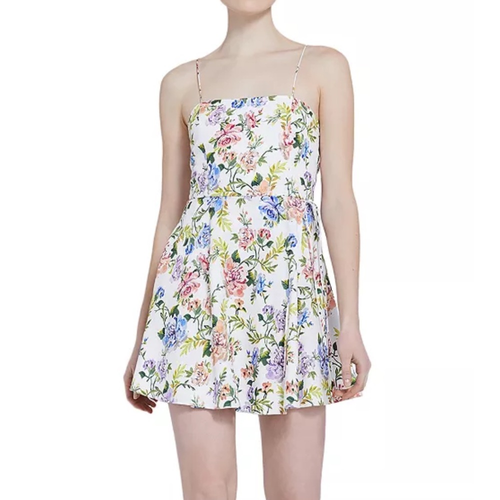 Alice and Olivia Floral Mini Dress